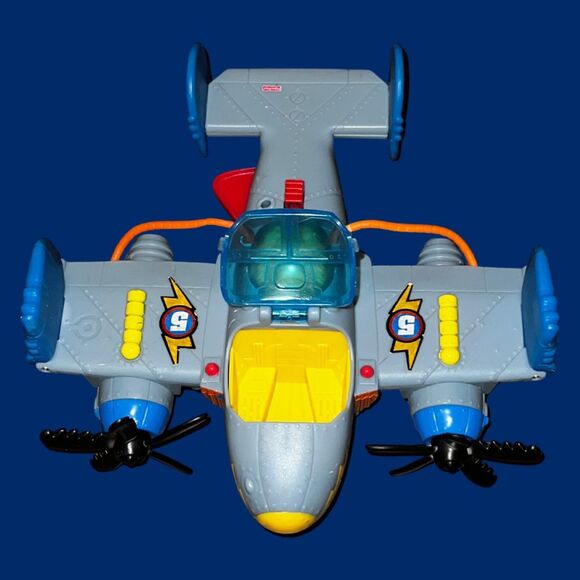 Fisher Price Imaginext Sky Racers Tornado Prop Plane Jet Airplane Fighter 2009 - Picture 9 of 16
